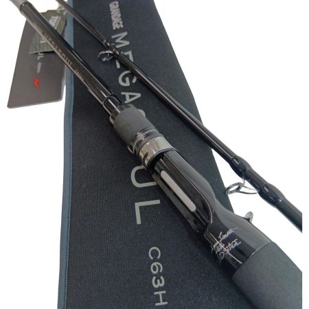 APIA 釣り用品 ロッド オフショアロッド グランデージ メガソウル C63H+ 程度AB 竿袋 グリップ汚れ小/グリップ小傷有