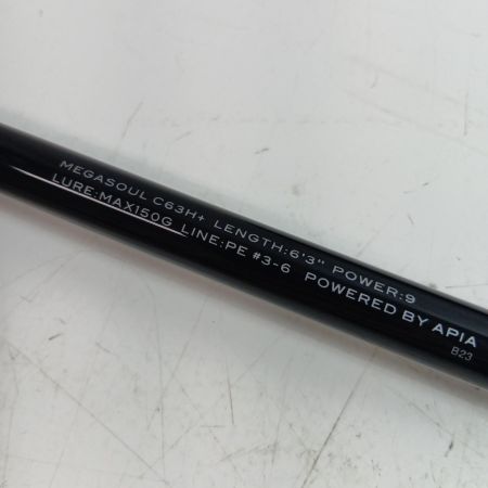APIA 釣り用品 ロッド オフショアロッド グランデージ メガソウル C63H+ 程度AB 竿袋 グリップ汚れ小/グリップ小傷有