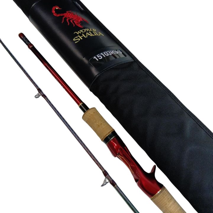 特注ルアーロッド 赤グリップ【釣竿】 SHIMANO シマノ 39255 釣り用品 ロッド ルアーロッド 18ワールド