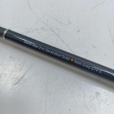 XESTA ﾌﾞﾗｯｸｽﾀｰｿﾘｯﾄﾞ2ndｼﾞｪﾈﾚｰｼｮﾝ S74-S ﾏﾙﾁｿﾘｯﾄﾞ 釣り用品 ロッド ルアーロッド キズ有 程度B