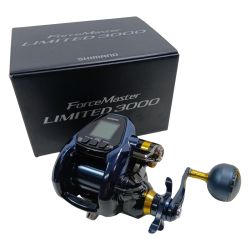 SHIMANO シマノ 04176 釣り用品 リール 電動リール 19 フォースマスター リミテッド 3000 箱・取説付/電源ケーブル無 巻上距離3.6km/使用時間169時間 Bランク