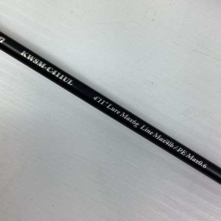Jackson ジャクソン KWSM-C411UL 釣り用品 ロッド ルアーロッド カワセミラプソディ 程度B 竿袋有