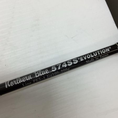 Mc Works’ ﾉｰｻﾞﾝﾌﾞﾙｰｴﾎﾞﾘｭｰｼｮﾝNB574SS 釣り用品 ロッド オフショアロッド キズ有 程度B
