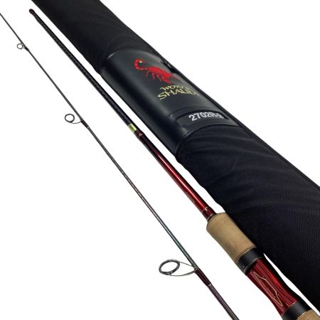 SHIMANO シマノ 39612 釣り用品 ロッド ルアーロッド 18ワールドシャウラ 2702R-2 キズ有 程度B 竿袋