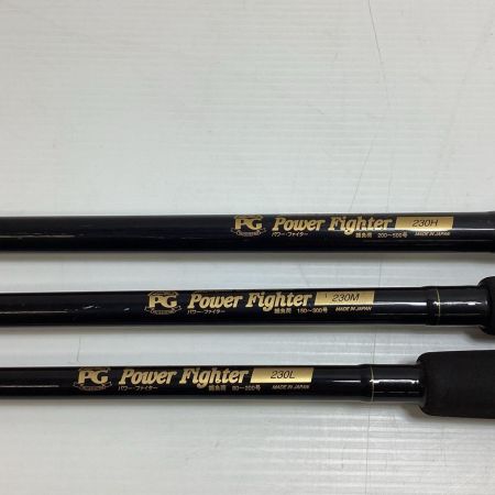 Miya Epoch 釣り用品 釣り小物 船竿穂先3本セット パワーファイター230M・230L・230H 程度B