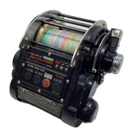 Miya Epoch 釣り用品 リール 電動リール 1100 DEEPEST キズ・サビ有 程度C 電源コード 電源コードテープ補修/ドラグノブクラッチ青錆有
