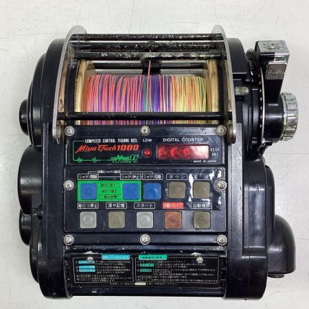Miya Epoch 釣り用品 リール 電動リール 1000 コマンド11 キズ・サビ有 程度B 電源コード/コントローラー クラッチドラグ青錆有