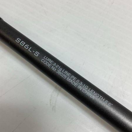 SHIMANO シマノ 38025 釣り用品 ロッド シーバスロッド 18ディアルーナ S86L-S 程度B
