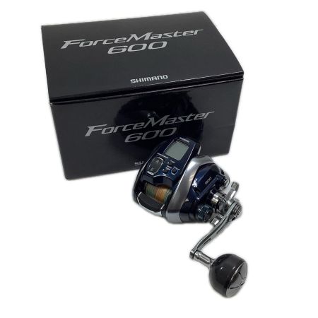SHIMANO シマノ 03861 釣り用品 リール 電動リール 18フォースマスター 600 程度B 箱・ケーブル付 26.9KM/96.5H