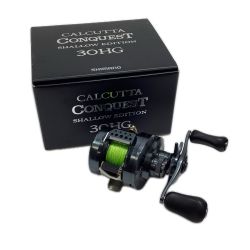 SHIMANO シマノ 046734 釣り用品 リール ベイトリール 24カルカッタコンクエスト シャローエディション30HG キズ有 程度B 替えスプール付き Bランク