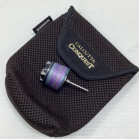 SHIMANO シマノ 046734 釣り用品 リール ベイトリール 24カルカッタコンクエスト シャローエディション30HG キズ有 程度B 替えスプール付き