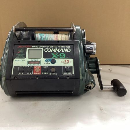 Miya Epoch 釣り用品 リール 電動リール コマンドX9 キズ・サビ有 程度CD ハンドル重い/巻上時異音大有