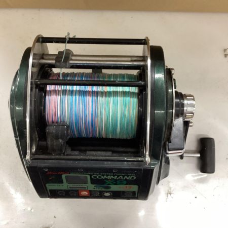 Miya Epoch CX-9 釣り用品 リール 電動リール コマンドX9 キズ有 ジャンク品(D) 手巻き時異音有・速さ調整不可