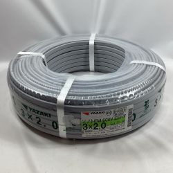 YAZAKI VVFケーブル 3芯 2.0ｍｍ×100ｍ 2025年4月製造 Sランク