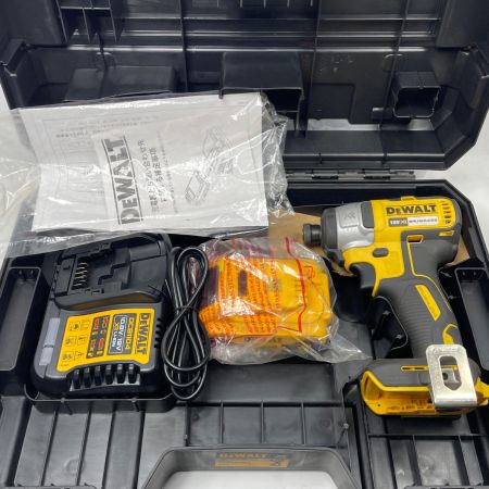 DEWALT インパクトドライバ DCF887 イエロー 充電器・充電池1個・ケース付