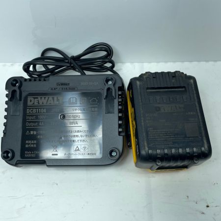 DEWALT インパクトドライバ DCF887 イエロー 充電器・充電池1個・ケース付