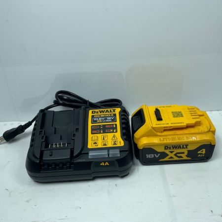 DEWALT インパクトドライバ DCF887 イエロー 充電器・充電池1個・ケース付