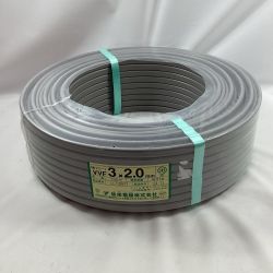 弥栄電線 VVFケーブル 3芯 2.0ｍｍ×100ｍ 2024年11月製造 Sランク