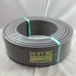 弥栄電線 VVFケーブル 3芯 2.0ｍｍ×100ｍ 2024年11月製造 Sランク