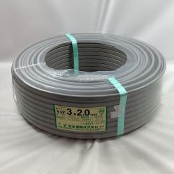 弥栄電線 VVFケーブル 3芯 2.0ｍｍ×100ｍ 2024年11月製造 Sランク