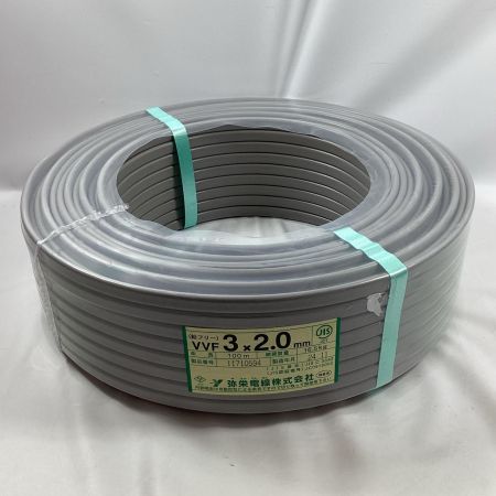 弥栄電線 VVFケーブル 3芯 2.0ｍｍ×100ｍ 2024年11月製造