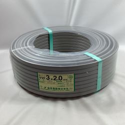 弥栄電線 VVFケーブル  3芯 2.0ｍｍ×100ｍ 2024年11月製造 Sランク