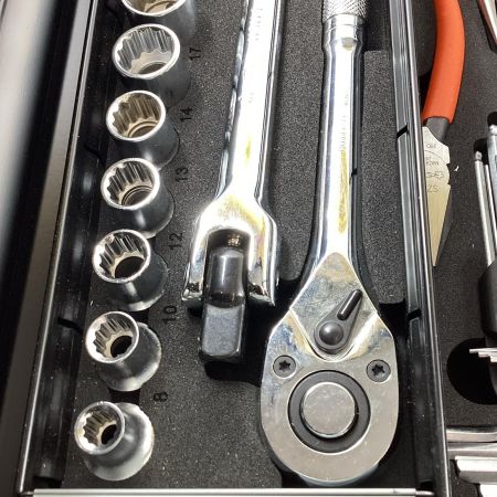 SUPERTOOL 両開き工具セット S5000DX ブラック 63点セット 3段式