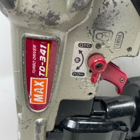 MAX マックス ターボドライバ TD-341 レッド ケース付 250072534