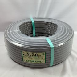 弥栄電線 VVFケーブル 3芯 2.0ｍｍ×100ｍ 2024年4月製造 Sランク