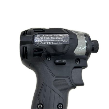 MAKITA マキタ インパクトドライバ コードレス式 18v 充電器・充電池2個・ケース付 TD173DRGXB ブラック