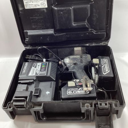 HITACHI 日立 インパクトドライバ WH18DDL2 ブラック 充電器・充電池2個・ケース付 