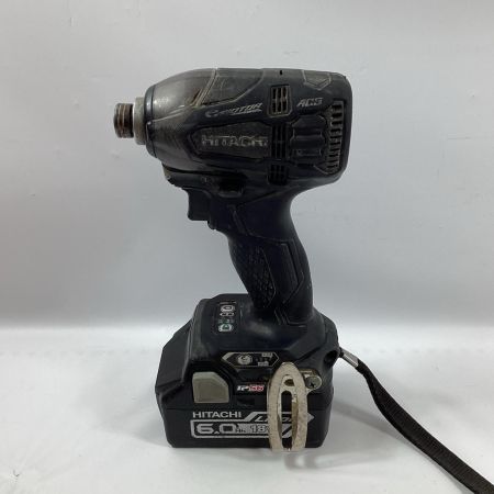 HITACHI 日立 インパクトドライバ WH18DDL2 ブラック 充電器・充電池2個・ケース付 