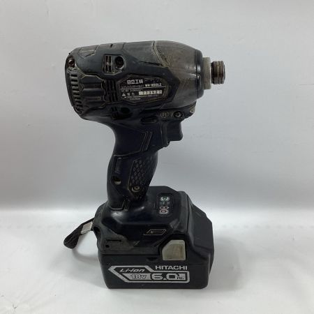 HITACHI 日立 インパクトドライバ WH18DDL2 ブラック 充電器・充電池2個・ケース付 