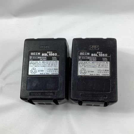 HITACHI 日立 インパクトドライバ WH18DDL2 ブラック 充電器・充電池2個・ケース付 