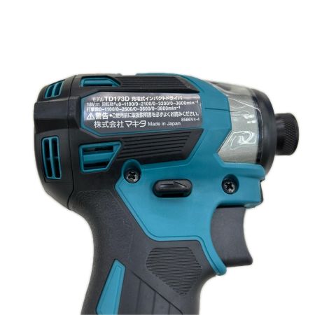 MAKITA マキタ インパクトドライバ コードレス式 18v 充電器・充電池2個・ケース付 TD173DRGX ブルー