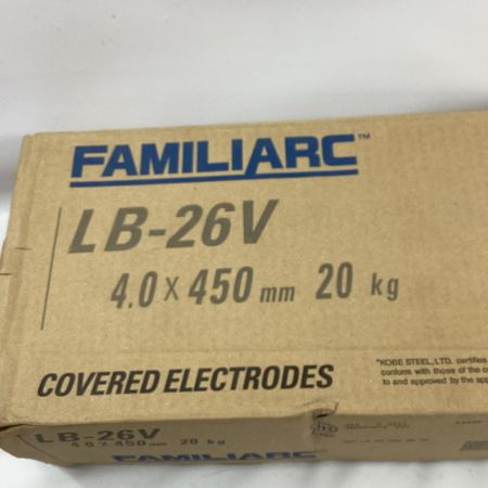 KOBELCO 溶接棒 LB-26V 4.0×450ｍｍ 20kg