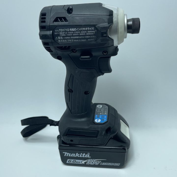 【中古】マキタ Makita TD171DRGX 充電式インパクトドライバ 18V バッテリ×2・充電器付き Amazon | マキタ インパクトドライバTD171(18V)青 トルク180Nm 6Ah