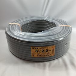 富士電線工業 VVFケーブル 3芯×2.0ｍｍ×100ｍ 2025年3月製造 Sランク