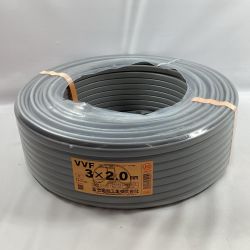 富士電線工業 VVFケーブル 3芯×2.0ｍｍ×100ｍ 2025年3月製造 Sランク