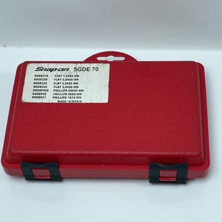 Snap-on スナップオン ドライバーセット SGDE70