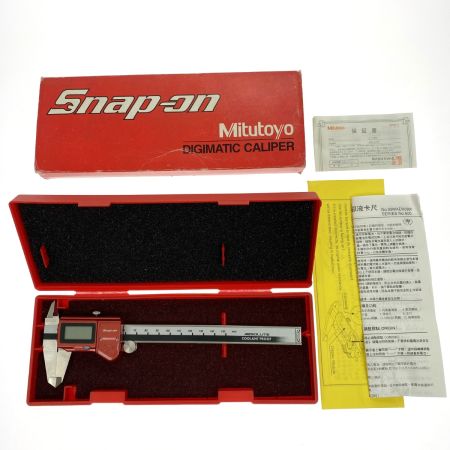  Snap-on×Mitsutoyo デジタルノギス 150mm SMDC6WM