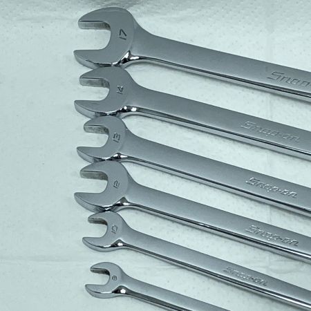 Snap-on スナップオン フレックスコンビネーションレンチ  6本セット FHOM8/FHOM10/FHOM12/FHOM13/FHOM14/FHOM17