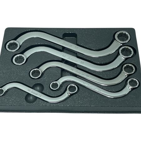 Snap-on スナップオン S字 メガネレンチ PAK430091 5本セット SBXM1012/SBXM1113/SBXM1415/SBXM1618/SBXM1719