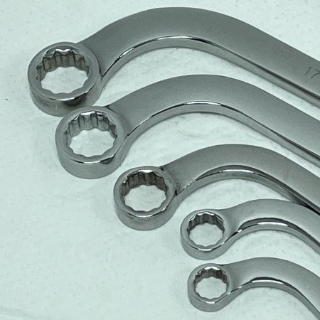 Snap-on スナップオン S字 メガネレンチ PAK430091 5本セット SBXM1012/SBXM1113/SBXM1415/SBXM1618/SBXM1719
