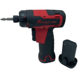 Snap-on スナップオン インパクトドライバ CTSJ661 レッド 充電池2個付 コードレス式 7.2v 1.5Ah 125104699 Bランク