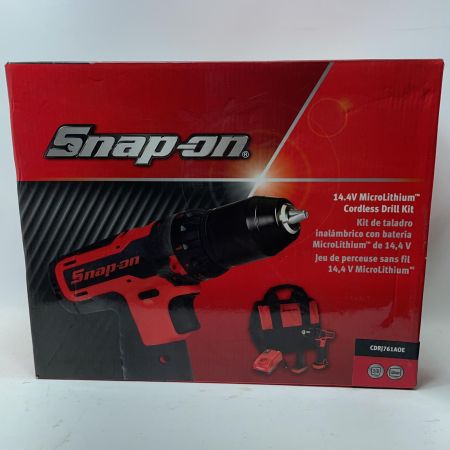 Snap-on スナップオン ドライバドリル CDRJ761AO 充電器・充電池2個・ケース付 コードレス式 14.4v 2.0Ah 