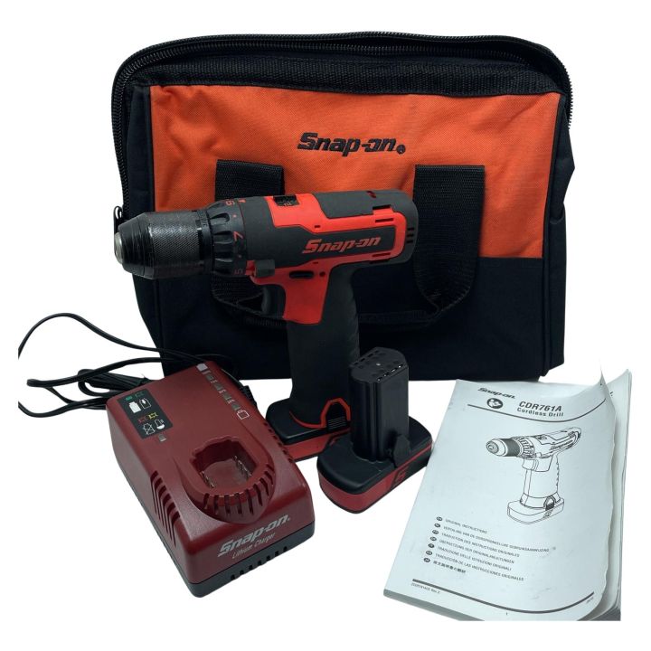 Snap-on スナップオン ドライバドリル CDRJ761AO 充電器・充電池2個