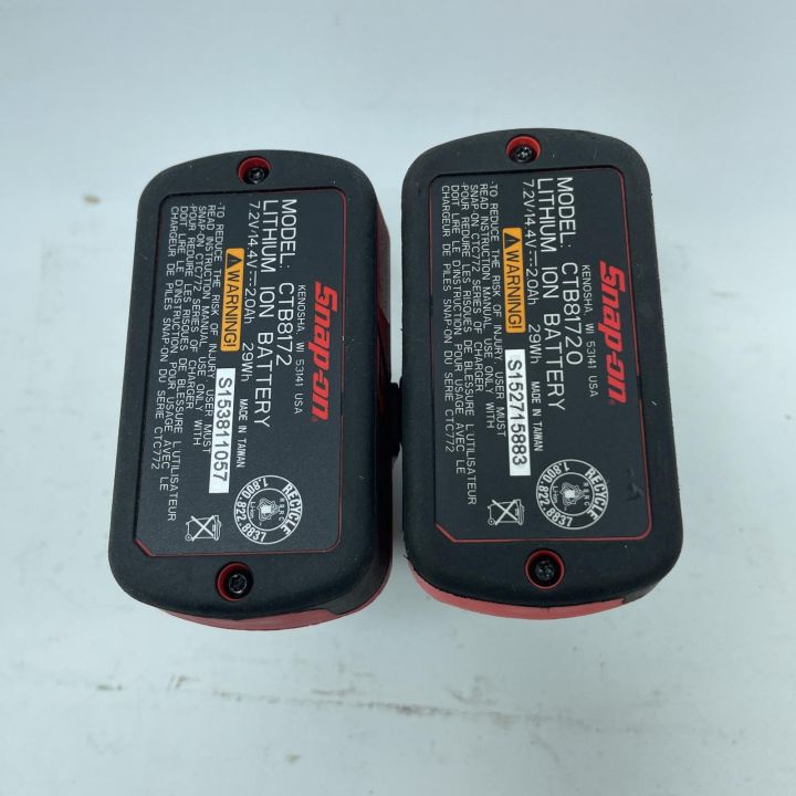 Snap-on スナップオン ドライバドリル CDRJ761AO 充電器・充電池2個