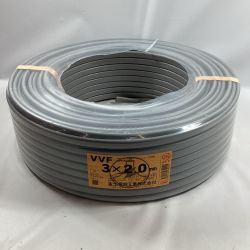 富士電線工業 VVFケーブル 3芯×2.0ｍｍ×100ｍ 2025年4月製造 Sランク