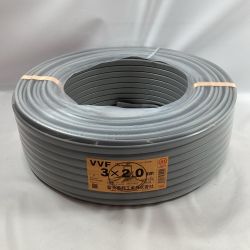 富士電線工業 VVFケーブル 3芯 2.0ｍｍ×100ｍ 2025年4月製造 Sランク